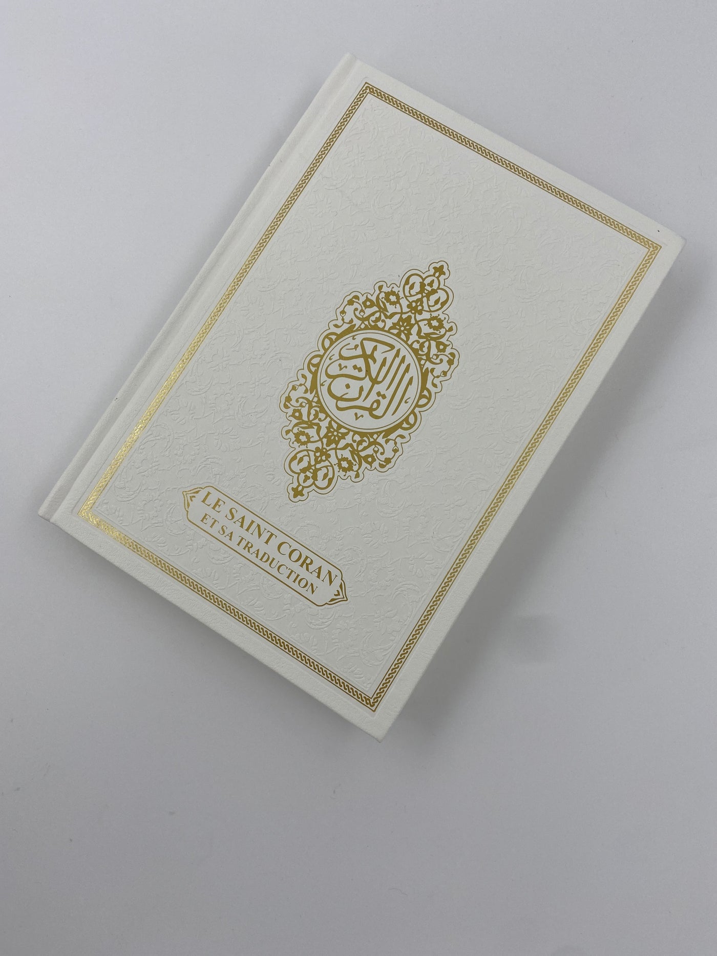 Der edle Koran Weiß Französisch-Arabisch