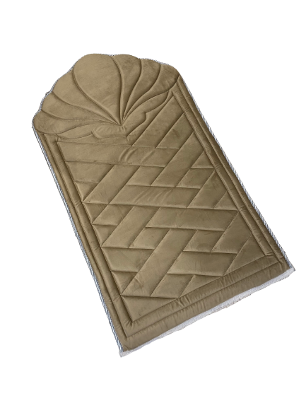 Thick gold prayer mat