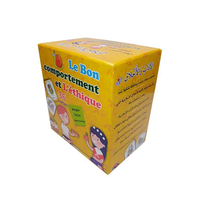 Gutes Benehmen und Ethik: 36 Kartenspiel (Französisch-Arabisch)