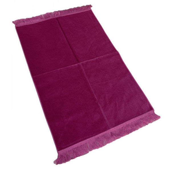 Luxury Velvet Prayer Rug PINK